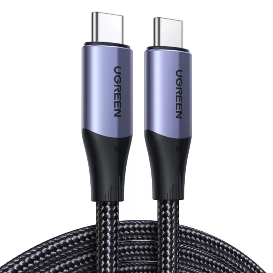 Ugreen US355 USB-C - USB-C Kábel 3.1 Gen 2 - 1m 5A 100W - Fekete