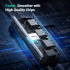 Ugreen 4in1 USB 3.0 HUB - 3x USB-A + RJ45 1000 Mbps - Fekete