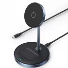Ugreen CD317 MagSafe / Qi 2in1 Vezeték Nélküli Töltő - Fekete