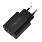 Wozinsky Hálózati Töltő 30W - USB-C + 2x USB-A - Fekete