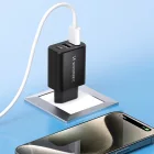 Wozinsky Hálózati Töltő 30W - USB-C + 2x USB-A - Fekete
