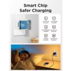 Joyroom JR-TCF06 Hálózati Töltő 20W PD - USB-C + 1m C-C Kábel - Fekete