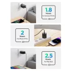 Joyroom JR-TCF06 Hálózati Töltő 20W PD - USB-C + 1m C-C Kábel - Fekete