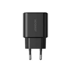 Joyroom Hálózati Töltő 20W - USB-A + USB-C + USB-C Kábel - Fekete