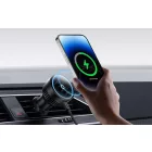 Baseus MagPro Mágneses Autós Tartó és Töltő 15W - Fekete
