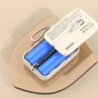 Dudao K14 Power Bank 10000mAh Beépített USB-C és Lightning Kábelekkel - Bézs