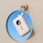 Dudao K14 Power Bank 10000mAh Beépített USB-C és Lightning Kábelekkel - Bézs