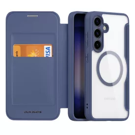   Samsung Galaxy S24+ Plus Tok - Dux Ducis Skin X Pro + MagSafe - Kék