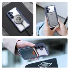 Samsung Galaxy S24+ Plus Tok - Dux Ducis Skin X Pro + MagSafe - Kék