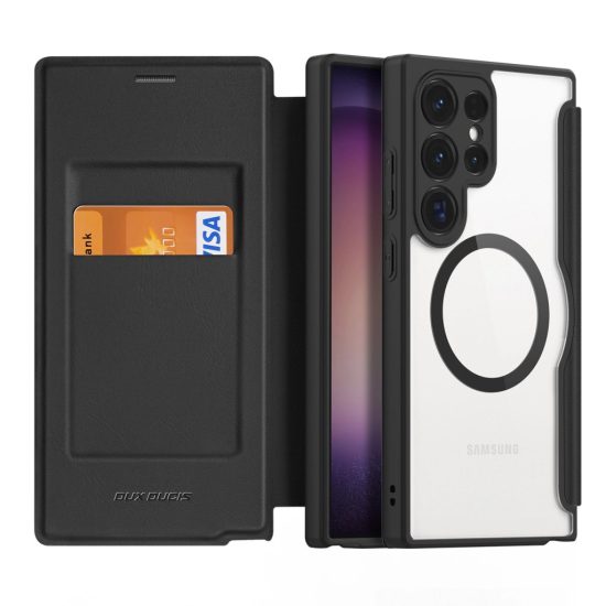 Samsung S24 Ultra Tok - Dux Ducis Skin X Pro + MagSafe - Fekete