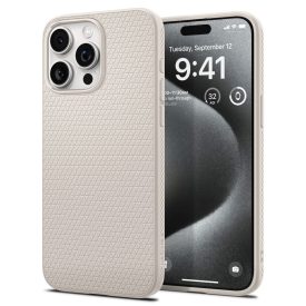iPhone 15 Pro Tok - Spigen Liquid Air - Natúr Titán iPhone 15 Pro Tok - Spigen Liquid Air - Natúr Titán