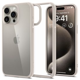 iPhone 15 Pro Tok - Spigen Ultra Hybrid - Titán iPhone 15 Pro Tok - Spigen Ultra Hybrid - Titán