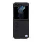 Samsung Galaxy Z Flip 5 Tok - BMW Leather Hot Stamp - Fekete