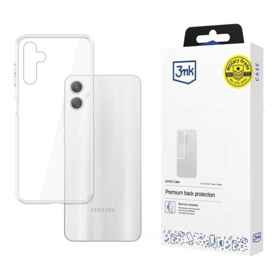 Samsung Galaxy A05 Tok - 3mk Armor Case - Átlátszó