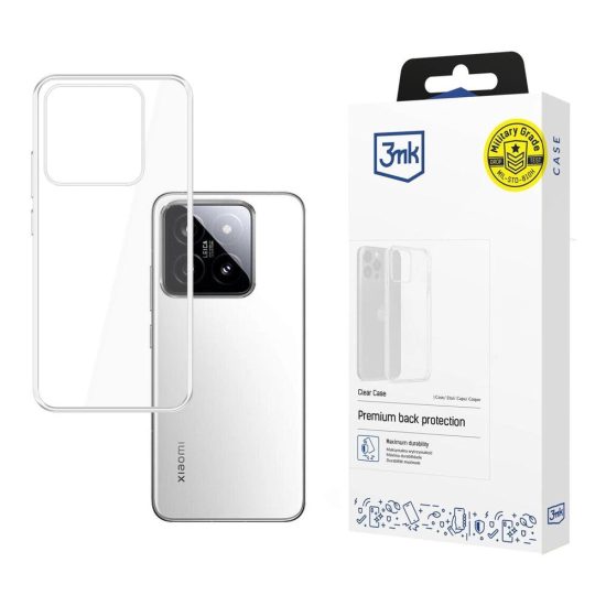 Xiaomi 14 Pro Tok - 3mk Clear Case