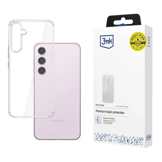 Samsung Galaxy S24 Tok - 3mk Armor Case - Átlátszó