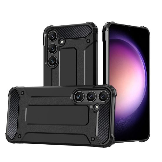Samsung Galaxy S24+ Plus Tok - Hybrid Armor - Fekete