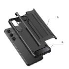 Samsung Galaxy S24+ Plus Tok - Hybrid Armor - Fekete