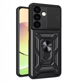   Samsung Galaxy S24+ Plus Tok - Hybrid Armor Camshield - Fekete