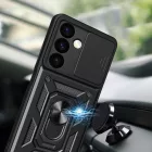 Samsung Galaxy S24+ Plus Tok - Hybrid Armor Camshield - Fekete