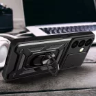 Samsung Galaxy S24+ Plus Tok - Hybrid Armor Camshield - Fekete