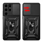 Samsung Galaxy S24 Ultra Tok - Hybrid Armor Camshield - Fekete