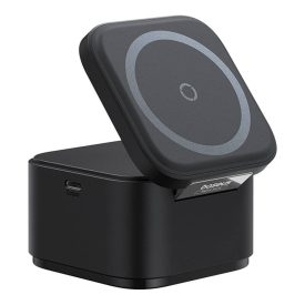 Baseus MagPro Mágneses MagSafe Töltő 20W - Fekete Baseus MagPro Mágneses MagSafe Töltő 20W - Fekete