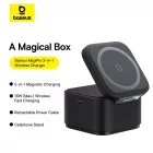Baseus MagPro Mágneses MagSafe Töltő 20W - Fekete