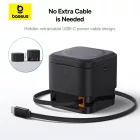 Baseus MagPro Mágneses MagSafe Töltő 20W - Fekete