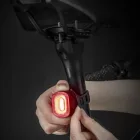 Rockbros Q2S Újratölthető Hátsó Kerékpárlámpa - Smart Stop System - Fekete