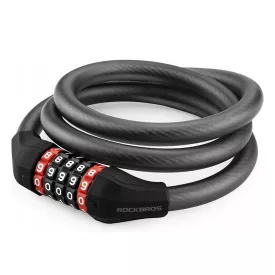 Rockbros RKS507-1BK Számzáras Kerékpárzár