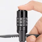 Rockbros Számzáras Kerékpárzár 0.5m - Fekete