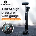 Rockbros 42310006001 Kerékpár Pumpa Nyomásmérővel - Fekete
