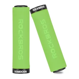 Rockbros Szivacs Kerékpár Markolat - Zöld-Fekete x 2 db