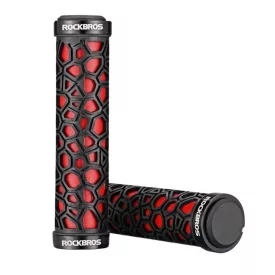   Rockbros Kerékpár Markolat 2017-14ARD - Fekete-Piros x 2 db