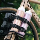 Rockbros Kerékpáros Csomagtartó Első Kerékpárvillára  - Fekete