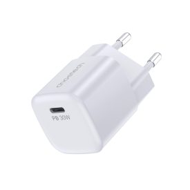 Choetech GaN Hálózati Töltő 30W - 1x USB-C PD - Fehér Choetech GaN Hálózati Töltő 30W - 1x USB-C PD - Fehér