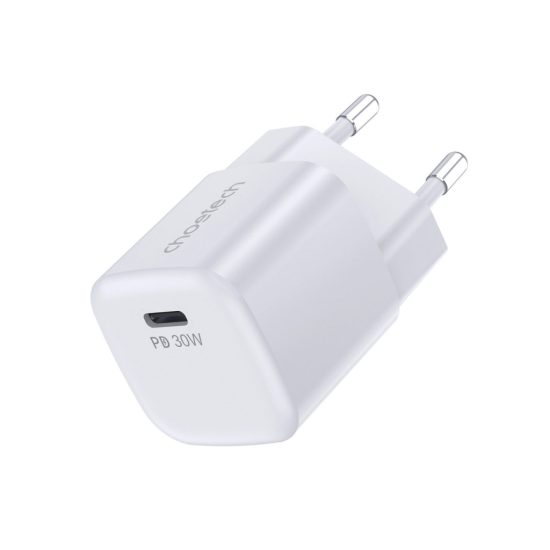 Choetech GaN Hálózati Töltő 30W - 1x USB-C PD - Fehér