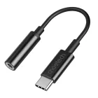 Choetech AUX003 USB-C / 3.5mm Audio Adapter DAC - Fekete