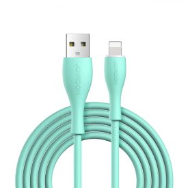 Joyroom Bowling USB-A - Lightning Kábel - 2m 3A - Zöld Joyroom Bowling USB-A - Lightning Kábel - 2m 3A - Zöld