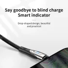 Joyroom USB-A - micro USB Kábel - 1.2m 3A - Töltésjelzővel - Fekete
