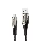 Joyroom USB-A - micro USB Kábel - 2m 3A - Töltésjelzővel - Fekete