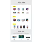 Joyroom USB-C - HDMI Kábel - 2m 4K 60Hz - Szürke