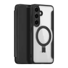 Samsung Galaxy S24 Tok - Dux Ducis Skin X Pro + MagSafe Gyűrűs Állvány - Fekete
