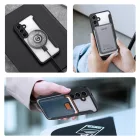 Samsung Galaxy S24 Tok - Dux Ducis Skin X Pro + MagSafe Gyűrűs Állvány - Fekete