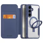 Samsung Galaxy S24 Tok - Dux Ducis Skin X Pro + MagSafe Gyűrűs Állvány - Kék