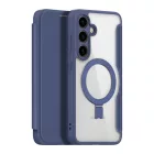 Samsung Galaxy S24 Tok - Dux Ducis Skin X Pro + MagSafe Gyűrűs Állvány - Kék