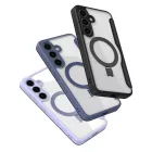 Samsung Galaxy S24 Tok - Dux Ducis Skin X Pro + MagSafe Gyűrűs Állvány - Kék