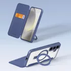 Samsung Galaxy S24 Tok - Dux Ducis Skin X Pro + MagSafe Gyűrűs Állvány - Kék