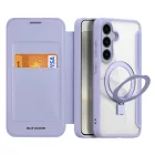 Samsung Galaxy S24 Tok - Dux Ducis Skin X Pro + MagSafe Gyűrűs Állvány - Lila